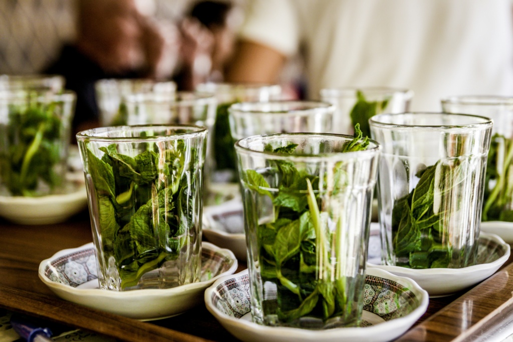Peppermint tea can help with bloating.