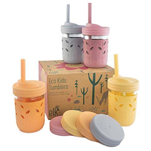 Colorful toddler cups from Elk and Friends